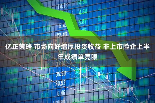 亿正策略 市场向好增厚投资收益 非上市险企上半年成绩单亮眼