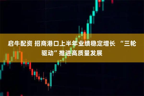 启牛配资 招商港口上半年业绩稳定增长  “三轮驱动”推进高质量发展