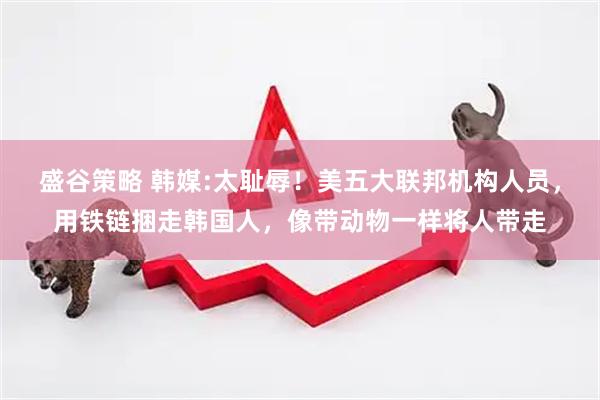 盛谷策略 韩媒:太耻辱！美五大联邦机构人员，用铁链捆走韩国人，像带动物一样将人带走