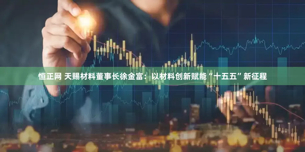 恒正网 天赐材料董事长徐金富：以材料创新赋能“十五五”新征程